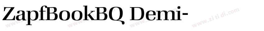 ZapfBookBQ Demi字体转换 ZapfBookBQ Demi字体转换